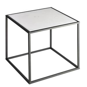 Table d'appoint moderne de luxe en verre avec cadre en acier inoxydable pour la maison ou l'hôtel-Meubles élégants de tables basses - Product Image 2