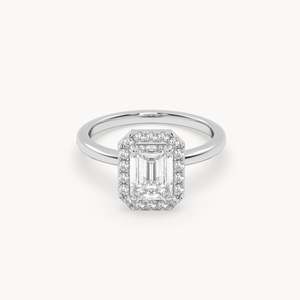แหวนหมั้นเพชรเพาะเลี้ยงทองคำ 14k ฮัดสัน - Product Image 1
