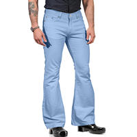 Nouvelle Collection Starlit Apparels – Pantalon Oxford Homme Coupe Slim Évasée, Style Smart Casual, Fermeture Éclair, Jogger Léger