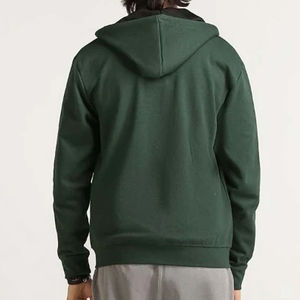 Sudadera con capucha de invierno para hombre, 100% algodón, bordada y personalizada, con cremallera, superventas, estilo urbano, Pakistán - Product Image 3