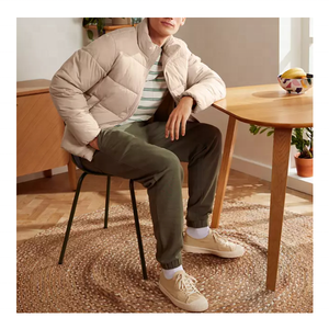 Outdoor Thermal Mens Puffer Jackets <b>Quilted</b> Long Hooded Coat Winter <b>Thick</b> Lightweight Fashion Outerwear - Product Image 6