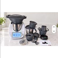 Penjualan Pabrik MEHTAB Thermomixs TM6 Pengolah Makanan 2.2L Mangkuk SS Layar Sentuh 1500W