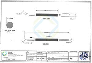 Poussoir à ongles cuticules à double extrémité - Product Image 6