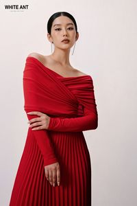 Luxurious Style Women'S <b>Skirts</b> Ready to Ship <b>Skirts</b> Sets Elysia Pleated <b>Skirt</b> Good-Quality Material Women'S Set Whiteant Vietnam - Product Image 4