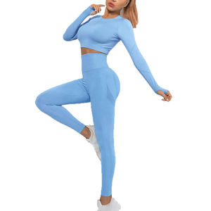 Conjuntos Deportivos para Mujer de Dos Piezas, Top de Tirantes y Leggings de Cintura Alta a Juego, Ropa Deportiva para Gimnasio con Bolsillos - Product Image 4