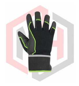 Gants de travail tactiques avec logo personnalisé Gants de mécanicien de sécurité en cuir synthétique pour le travail en extérieur Main d'assemblage vintage - Product Image 3