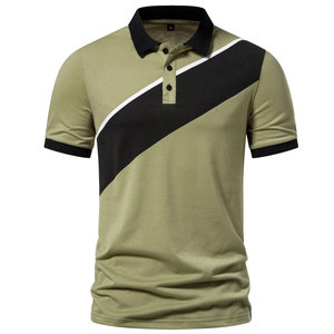 Personalizado de los hombres 220 gramos 100% tela de lona de algodón de peso patrón sólido para la camisa de manga corta logotipo bordado Casual en blanco - Product Image 1