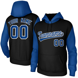 Sudadera con capucha deportiva de algodón al por mayor de alta calidad para hombre Nombre de jugador de equipo bordado personalizado liso teñido para ropa de equipo de deportes de invierno - Product Image 4