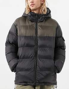 Double couleur léger confortable et élégant 2025 hiver chaud manteau épais extérieur personnalisé à capuche bulle doudoune hommes - Product Image 3