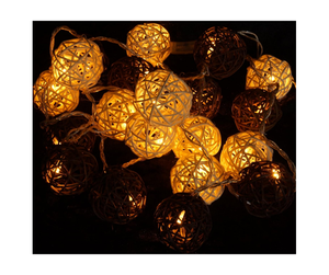 Orbs décoratifs faits à la main de boule de rotin-exportation en gros du fabricant du Vietnam avec les meilleures remises de commande en gros - Product Image 1