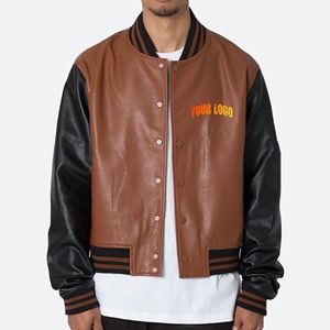 Custom Made Premium Quality Cow hide Full Leather Varsity <b>Jacket</b> High-Quality <b>Baseball</b> & Letterman Styles Varsity <b>Jacket</b> <b>for</b> <b>Men</b> - Product Image 1