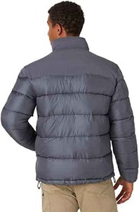 Custom Latest Design Zipper Stand Collar <b>Heat</b> Reactive Fabric Puffer Jackets Unisex Winter Warm <b>Coat</b> Bubble - Product Image 2