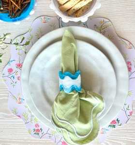 Customized <b>Resin</b> Napkin <b>Rings</b> for Hotels Unique Personalized Table Decorations Stocked Feature for Parties - Product Image 2