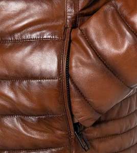 Chaqueta de cuero para hombre Chaqueta de cuero Pu precio al por mayor Chaqueta de cuero de moda para hombre - Product Image 4