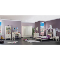 Juego de Dormitorio Moderno para Hotel Comercial, Cama, Colchón, Mesas, Armario, Material de Alta Calidad, Proveedor Turco para Hoteles de 3 a 5 Estrellas