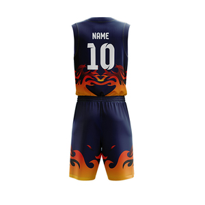 Vêtements de sport sur mesure en gros OEM, design élégant, uniforme de basket-ball, séchage rapide, respirant, avec logo et taille personnalisés - Product Image 3