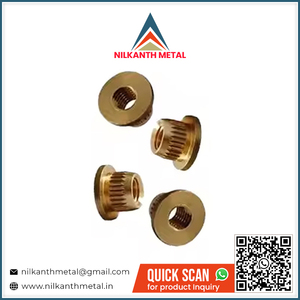 Standard Quality Durable Brass Knock-In Inserts High-Strength, Long-Lasting Threaded <b>Fasteners</b> - Product Image 2