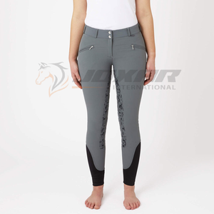 Jodhpurs d'équitation élégants pour femmes construits avec un tissu moderne de contrôle de l'humidité à silhouette mince genoux renforcés et performance de préhension - Product Image 1