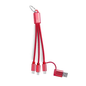 Câble de chargeur recyclé promotionnel durable pour cadeaux de gadgets - Product Image 2
