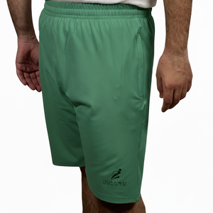 กางเกงขาสั้นผู้ชายสำหรับวิ่งออกกำลังกาย ผ้าฝ้าย 100% แบบเรียบง่าย สไตล์ลำลอง เหมาะสำหรับใส่ในยิมหรือใส่เที่ยว ผลิตตามสั่ง เป็นมิตรกับสิ่งแวดล้อม - Product Image 3