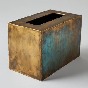 Caja de Pañuelos Rectangular Contemporánea Multifuncional, Estructura Metálica Duradera, Tamaño y Color Personalizables, Diseño que Complementa lo Moderno - Product Image 2