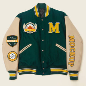 Chaquetas universitarias de lana para hombre de alta calidad hechas a medida para Primavera, chaqueta técnica de chenilla con letras universitarias de béisbol bordadas - Product Image 4