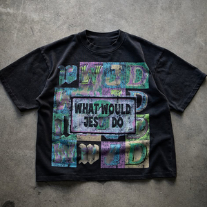 T-shirt pour homme de haute qualité, 350 g/m², en tissu éponge 100 % coton, imprimé, lourd, unisexe, surdimensionné, respirant, séchage rapide, impression personnalisée - Product Image 5