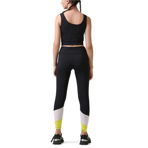 Conjunto de Leggings de Yoga con Cintura Elástica Sin Costuras y Logotipo Personalizado al por Mayor, Sujetador Deportivo con Espalda Cruzada, Conjunto de Dos Piezas para Correr, Ropa Deportiva para Gimnasio - Product Image 2