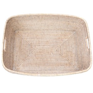 Cesta rectangular de ratán, ligeramente acampanada, cesta de almacenamiento hecha a mano, venta al por mayor, ecológica, hecha en Vietnam - Product Image 4