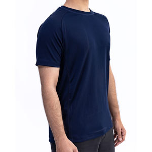 Hombres gimnasio secado rápido cuatro vías estiramiento Regular Fit camiseta ejercicio Activewear Atlético Fitness deporte manga corta Camisetas - Product Image 2