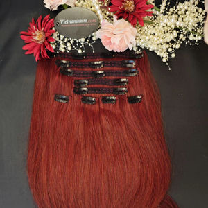 2025 meilleure qualité cheveux vierges vietnamiens pleine cuticule Clip-in Extensions humaines Machine Double trame prix de gros pour l'exportation - Product Image 1