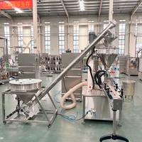 Machine de remplissage automatique de poudre sèche polyvalente pour l'alimentation, les cosmétiques, les produits chimiques, les aliments pour animaux, plusieurs types d'emballages