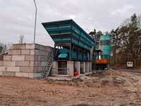 Centrale à béton compacte et stationnaire, contrôlée par PLC, capacité 60m³/h, entièrement automatique, contrôle électrique, composants principaux, pompe