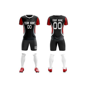 2025 Nueva camiseta de fútbol personalizada al por mayor para hombres, mujeres, niños, número de nombre personalizado, camisetas y pantalones cortos deportivos, agregar logotipo para hombres - Product Image 2