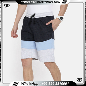 กางเกงขาสั้นออกกำลังกายผู้ชายคุณภาพสูง แฟชั่นลำลอง ปรับเชือกผูกได้ แห้งเร็ว ระบายอากาศดี เหมาะสำหรับวิ่งและฟิตเนส - Product Image 4