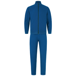 100% alta calidad respetuoso con el medio ambiente peso pesado transpirable de larga duración Invierno Azul liso manga completa chándal ajuste Regular lavado - Product Image 1