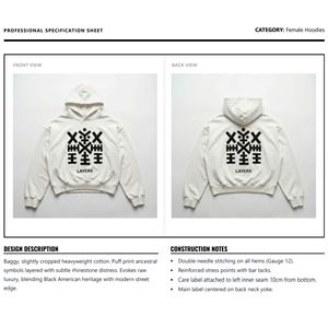 Sweat à capuche pour femme, poids lourd, hiver, 500 g/m², polaire en coton, imprimé 3D en relief, strass, crop top, pull, streetwear - Product Image 6