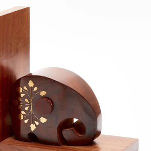 Diseño moderno de madera hecho a mano extremos de libros MESA DE CALIDAD tenedor de libros decorativo con el mejor soporte - Product Image 2