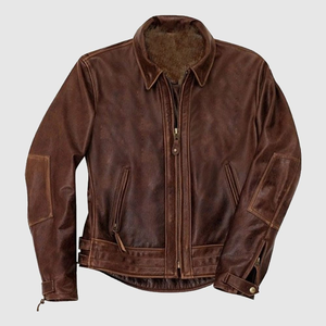 Veste pour homme en polyester/coton respirante et à séchage rapide, style vintage, de haute qualité, confortable, légère, fermeture éclair pour l'hiver - Product Image 1