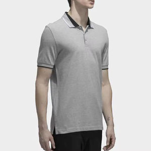Coton décontracté à manches courtes pour hommes de qualité supérieure pour polo Design solide écologique avec chemise respirante à extrémité solide - Product Image 3