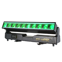 Wasserdichte Moving Head Pixel Bar Wash 10x60W Zoom Batten mit LED-Chip-Hintergrundbeleuchtung und DMX512-Steuerung