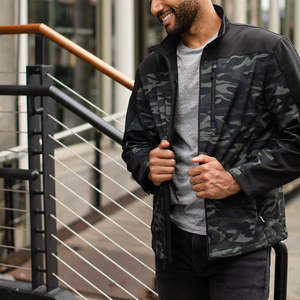 Diseño Popular Hombres Impermeable Casual Chaquetas lisas Cortavientos Nueva moda Chaqueta de concha suave - Product Image 4