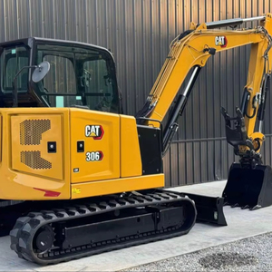 ENVÍO GRATUITO Miniexcavadora CAT 306 CR con Motor Diésel de 52 HP, Calefacción/aire Acondicionado/Radio, Cucharón de 24 Pulgadas, Aprobado por la EPA y la CE, Pulgar Hidráulico, PLC - Product Image 1