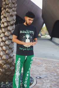 Unisex Acid Wash <b>Tshirt</b> <b>Long</b> With O-Neck Collar Quick Dry Breathable Polyester Solid Print Pattern in Regular Oversized Fit - Product Image 2