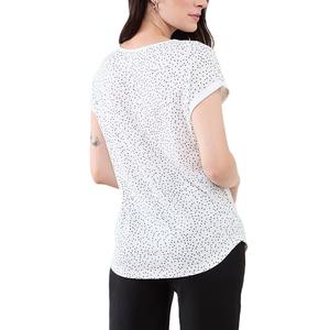 T-shirt d'été à col rond 100% coton pour femmes sur mesure en gros avec impression numérique Caractéristiques à séchage rapide et anti-rides - Product Image 5