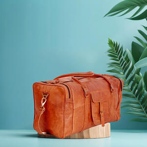 กระเป๋าเดินทางหนังแท้ย้อนยุคสำหรับผู้ชาย, กระเป๋าหนังเครซี่ฮอร์สกระเป๋านักธุรกิจกระเป๋าโท้ทความจุขนาดใหญ่ - Product Image 6