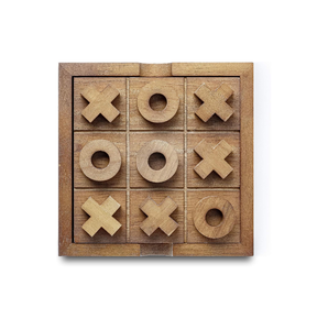 Vente en gros de table d'échecs en bois Tic-Tac-Toe Xo Jouets de jeu de société en bois pour enfants Pièce de design - Product Image 1