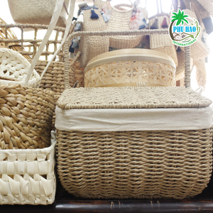 Meilleurs produits tissés à la main de la nature: des paniers en jacinthe d'eau pour tous les besoins d'exportation du Vietnam - Product Image 5