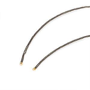 Mangalsutra Chapado en Oro con Perla y Diamante para Mujer - Product Image 3