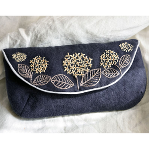 Bolsa de lino bordada a mano con bordado Mochila de lino de diferentes colores 100% Lino lavado suave OEM Hecho en Vietnam - Product Image 1